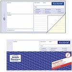 AVERY Zweckform Formularbuch Kurzbrief 1/3 DIN A4 2x 40 Seiten