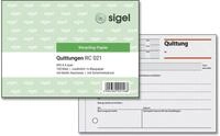 SIGEL Formularbuch Quittung, MwSt. separat ausgewiesen DIN A6 quer 1x 100 Seiten