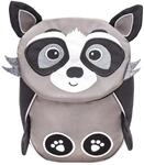 BELMIL&reg; Kindergartenrucksack Mini Animals Raccoon 18,0 x 11,0 x 25,0 cm grau/schwarz