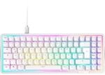 NZXT Function Elite MiniTKL Gaming-Tastatur - Wei&szlig;