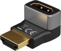 goobay HDMI Winkeladapter HDMI-A-Stecker / HDMI-A-Buchse
