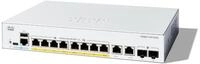 Cisco Catalyst 1300-8P-E-2G Switch 8x 1GbE PoE+ + 2x 1GbE RJ45/SFP Combo L3 managed
