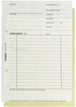 herlitz Formularbuch Lieferschein mit Empfangsschein DIN A5 2x 40 Seiten