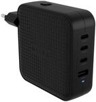 Hyper&reg; HyperJuice 100W USB-C GaN Reise-Ladeger&auml;t (3C+1A) - Schwarz