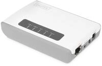 Digitus 2-Port USB 2.0 Wireless Multifunktions-Network Server, 300 Mbps