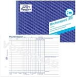 AVERY Zweckform Wochenrapport Formularbuch 1310 - 1 x 100 Blatt