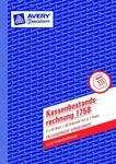 AVERY Zweckform Formularbuch Kassenbericht/Bestandsrechnung DIN A5 2x 40 Seiten