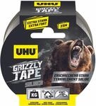 UHU Gewebeb&auml;nder Grizzly Tape 49 mm x 25 m silber