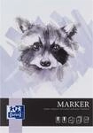 OXFORD Zeichenblock Marker DIN A4, 15 Blatt