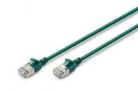 Digitus CAT 6A F-FTP Slim Patchkabel, 1,5m, Gr&uuml;n