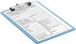 MAUL Klemmbrett MAULneon 2340631 DIN A4 Kunststoff - neonblau