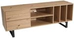 WOHNLING WL6.813 Lowboard Braun 150 cm x 40 cm x 55 cm