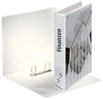 Esselte Pr&auml;sentationsringb&uuml;cher 2-Ringe DIN A4 5.1 cm wei&szlig;