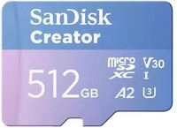 SanDisk Creator MicroSDXC-Karte - 512 GB mit SD-Adapter