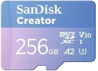 SanDisk Creator MicroSDXC-Karte - 256 GB mit SD-Adapter