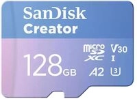 SanDisk Creator MicroSDXC-Karte - 128 GB mit SD-Adapter
