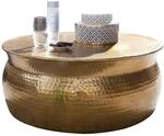 WOHNLING WL5.453 Couchtisch KARAM Gold 75 cm x 75 cm x 31 cm