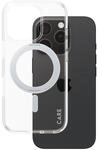 CARE by PanzerGlass&reg; Feature Case Transparent Silber Kickstand & MagSafe f&uuml;r 