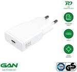 4smarts Netzladeger&auml;t PDPlug Slim 20W GaN 1C, wei&szlig;