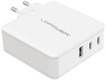 LC Power GaN-Ladeger&auml;t LC-GAN-100 USB-C/USB-A wei&szlig;