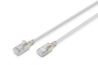 Digitus CAT 6A F-FTP Slim Patchkabel, 5m, Grau