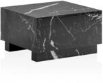WOHNLING WL6.851 Couchtisch MONOBLOC Schwarz (Marmor) 60 cm x 60 cm x 35 cm