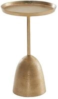 WOHNLING WL6.670 Beistelltisch Gold 33 cm x 33 cm x 53 cm