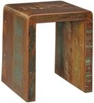 WOHNLING WL5.070 Beistelltisch KALKUTTA Braun 40 cm x 45 cm x 55 cm