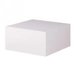 WOHNLING WL1.856 Couchtisch MONOBLOC Wei&szlig; 60 cm x 60 cm x 30 cm