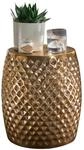 WOHNLING WL5.450 Beistelltisch Gold 32 cm x 32 cm x 42 cm