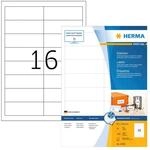 HERMA Etiketten 10780 wei&szlig; 97,0 x 33,8 mm