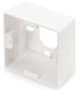 Digitus Aufputzrahmen f&uuml;r Keystone Leerdosen 80x80 mm, Deutscher Typ