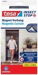 tesa Fliegengitter Insect Stop Magnetvorhang anthrazit 1,2 x 2,4 m