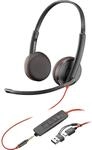 Poly Blackwire 3225 Stereo Headset On-Ear