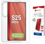 DISPLEX Panzerglas (10H) + Schutzh&uuml;lle f&uuml;r Samsung Galaxy S25 Ultra