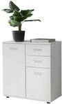 WOHNLING WL5.287 Kommode Wei&szlig; 71 cm x 36 cm x 78 cm