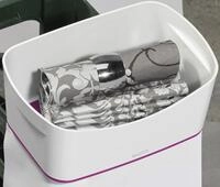 LEITZ Aufbewahrungsbox 3,0 l - 24,6 x 16,0 x 9,8 cm perlwei&szlig;/pink