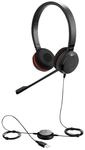 Jabra Evolve 20 SE MS Stereo kabelgebundenes Headset, USB-C, USB-A