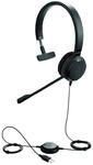 Jabra Evolve 30 II MS Mono kabelgebundenes Headset, USB-C, USB-A, 3,5mm Klinke