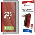 DISPLEX Privacy Full Cover Panzerglas (10H) f&uuml;r Samsung Galaxy S25 Ultra