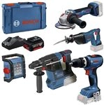 BOSCH Professional Combo-Kit Elektrowerkzeug-Set, 18V