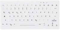 CHERRY AK-C4112 Tastatur Medizinisch USB QWERTZ Deutsch Wei&szlig;