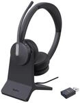 Yealink WH64 Hybrid Headset Dual Teams mit BHC70 Ladebasis