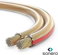 Sonero Lautsprecherkabel 2x2,5mm&sup2;, CCA 100m, transparent