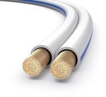 PureLink Lautsprecherkabel OFC 2x2,50mm&sup2; (0,10mm), 20,0m, wei&szlig;