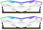 Team Group T-Force Delta&alpha; RGB DDR5 Desktop Memory wei&szlig; - 32 GB, 6.000 MHz