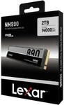 Lexar M.2 2280 SSD NM990 2TB intern PCIe 5.0 x4