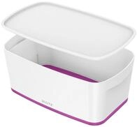 LEITZ Aufbewahrungsbox 5,0 l - 31,8 x 19,1 x 12,8 cm perlwei&szlig;/pink
