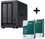 Synology Disk Station DS725+ NAS-Server + Synology Plus 3.5" SATA HDD Festplatte 12