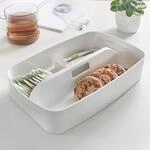 LEITZ Einsatz f&uuml;r Aufbewahrungsboxen 1,5 l - 30,7 x 18,1 x 5,6 cm perlwei&szlig;